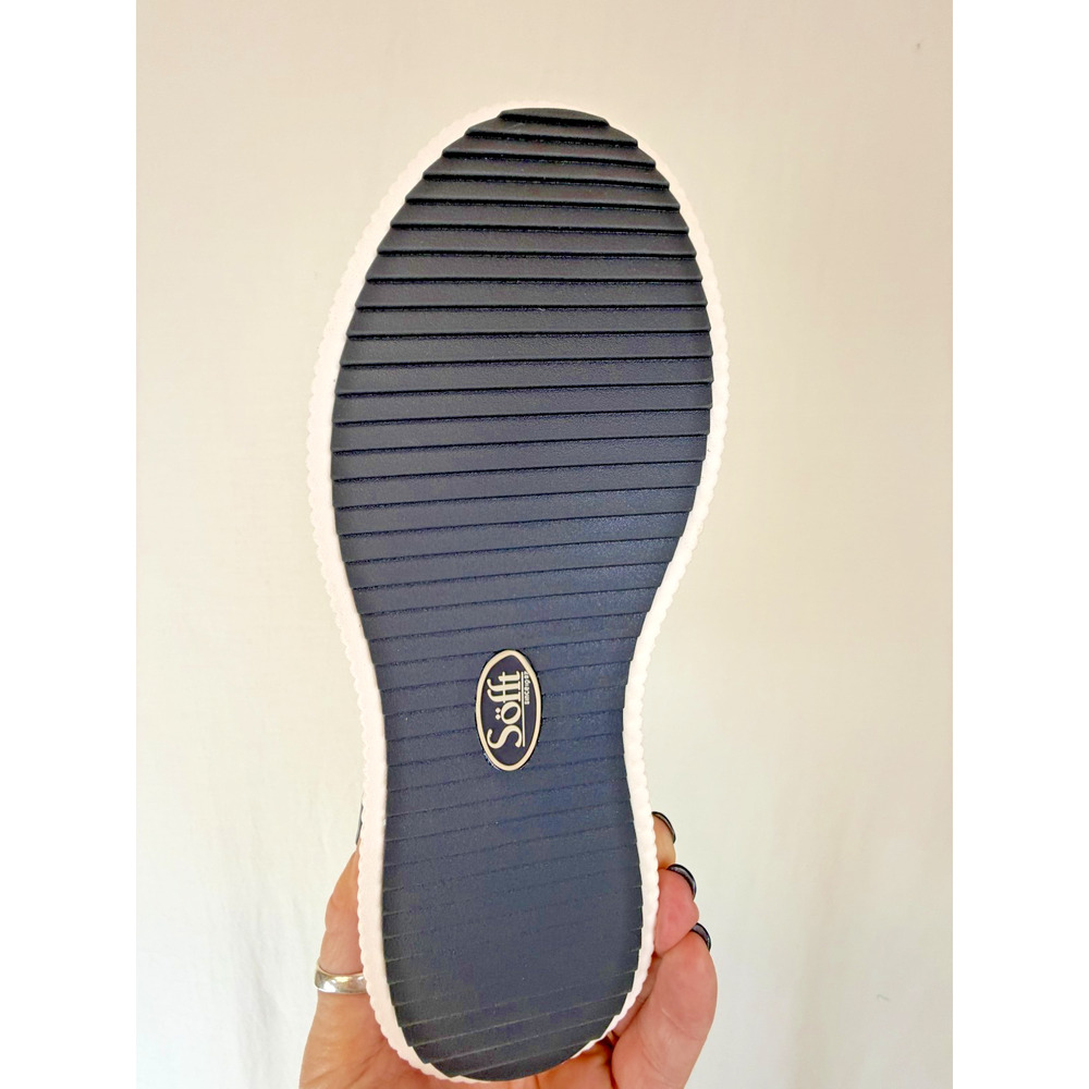 NIB Sofft Frayda Blue White Nautical Stripe Tennis Shoe #0372 US 6.5 - Picture 8 of 8
